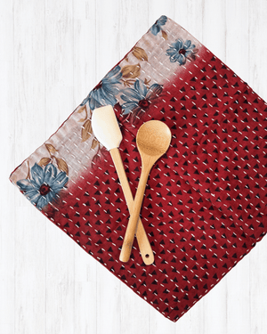 Kantha Dish Cloth - Asha Project Kantha - Saree - Handmade