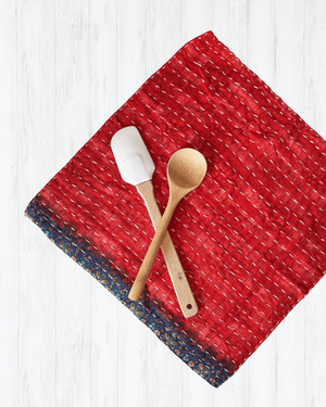 Kantha Dish Cloth - Asha Project Kantha-Saree-Handmade