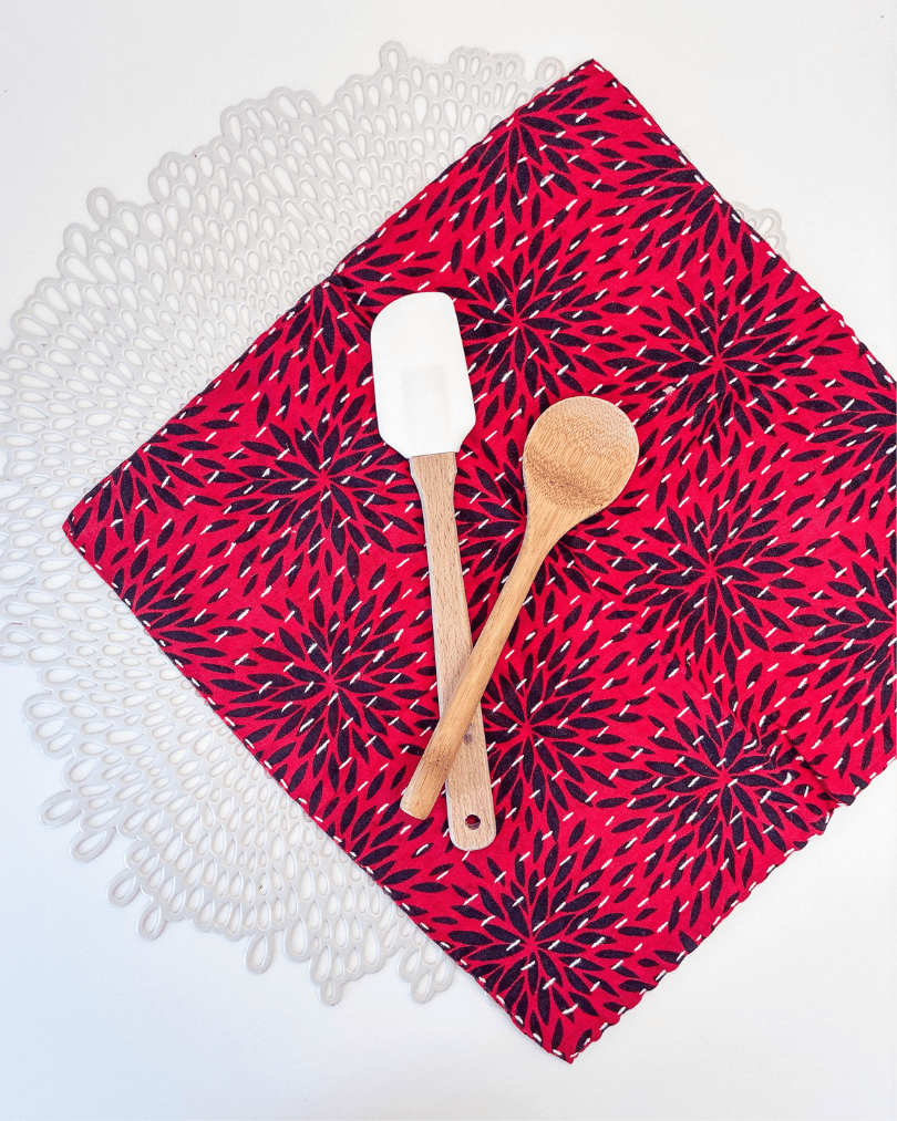 Kantha Dish Cloth - Asha Project Kantha - Saree - Handmade