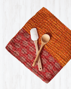Kantha Dish Cloth - Asha Project Kantha-Saree-Handmade