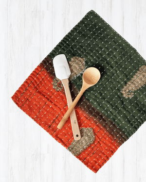 Kantha Dish Cloth - Asha Project Kantha-Saree-Handmade