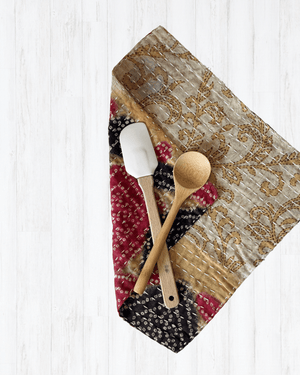 Kantha Dish Cloth - Asha Project Kantha-Saree-Handmade