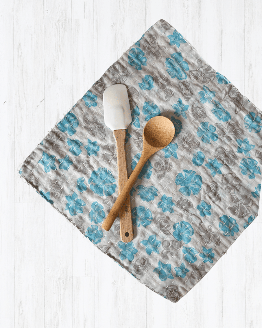 Kantha Dish Cloth - Asha Project Kantha-Saree-Handmade