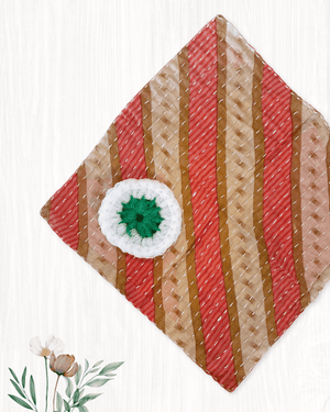 Kantha Dish Cloth + Dish Scrubber Gift Set - Asha Project Kantha - Saree - Handmade