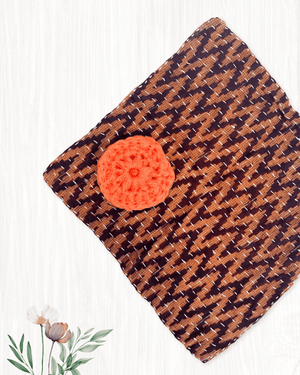 Kantha Dish Cloth + Dish Scrubber Gift Set - Asha Project Kantha - Saree - Handmade