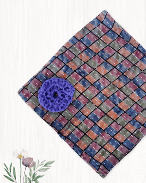 Kantha Dish Cloth + Dish Scrubber Gift Set - Asha Project Kantha - Saree - Handmade