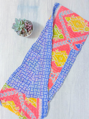 Kantha Kitchen Towel - Asha Project Kantha - Saree - Handmade