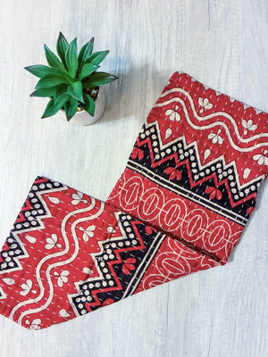 Kantha Kitchen Towel - Asha Project Kantha - Saree - Handmade