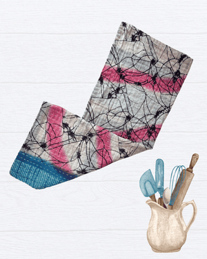 Kantha Kitchen Towel - Asha Project Kantha-Saree-Handmade