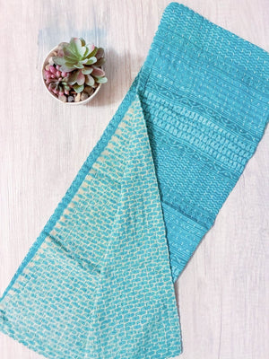 Kantha Kitchen Towel - Asha Project Kantha - Saree - Handmade