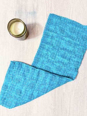 Kantha Kitchen Towel - Asha Project Kantha - Saree - Handmade