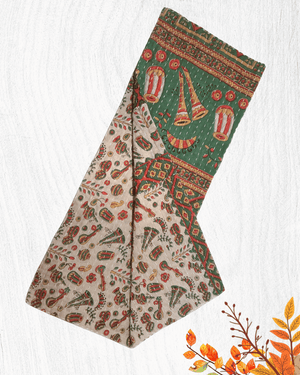 Kantha Kitchen Towel | Fall - Asha Project Kantha-Saree-Handmade
