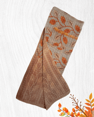 Kantha Kitchen Towel | Fall - Asha Project Kantha-Saree-Handmade