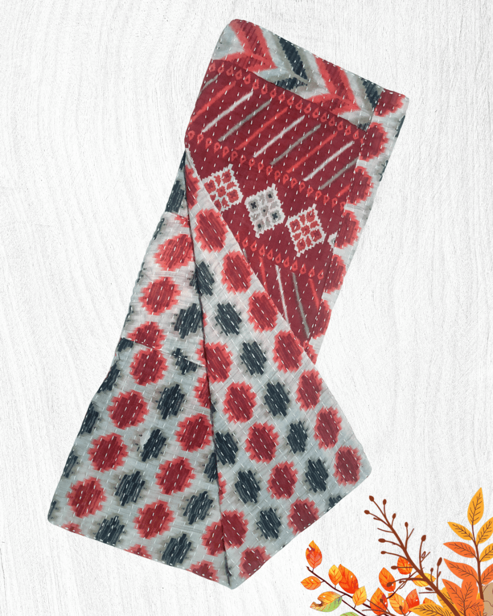 Kantha Kitchen Towel | Fall - Asha Project Kantha-Saree-Handmade