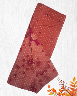 Kantha Kitchen Towel | Fall - Asha Project Kantha-Saree-Handmade