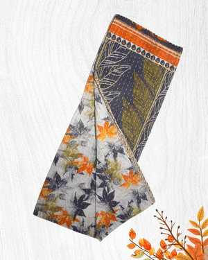 Kantha Kitchen Towel | Fall -MACY - Asha Project Kantha-Saree-Handmade