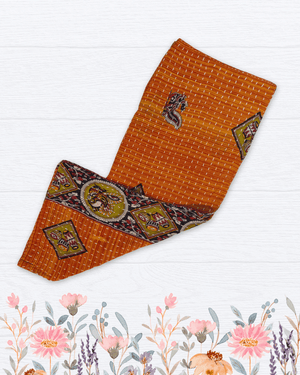Kantha Kitchen Towel | Spring - Asha Project Kantha - Saree - Handmade
