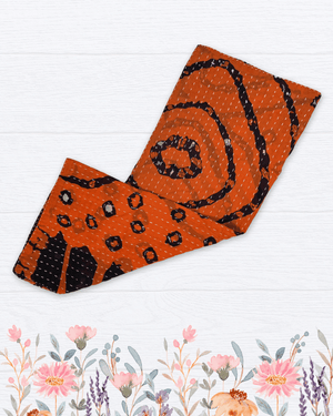 Kantha Kitchen Towel | Spring - Asha Project Kantha - Saree - Handmade
