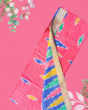 Kantha Kitchen Towel | Valentine's Day - Asha Project Kantha - Saree - Handmade