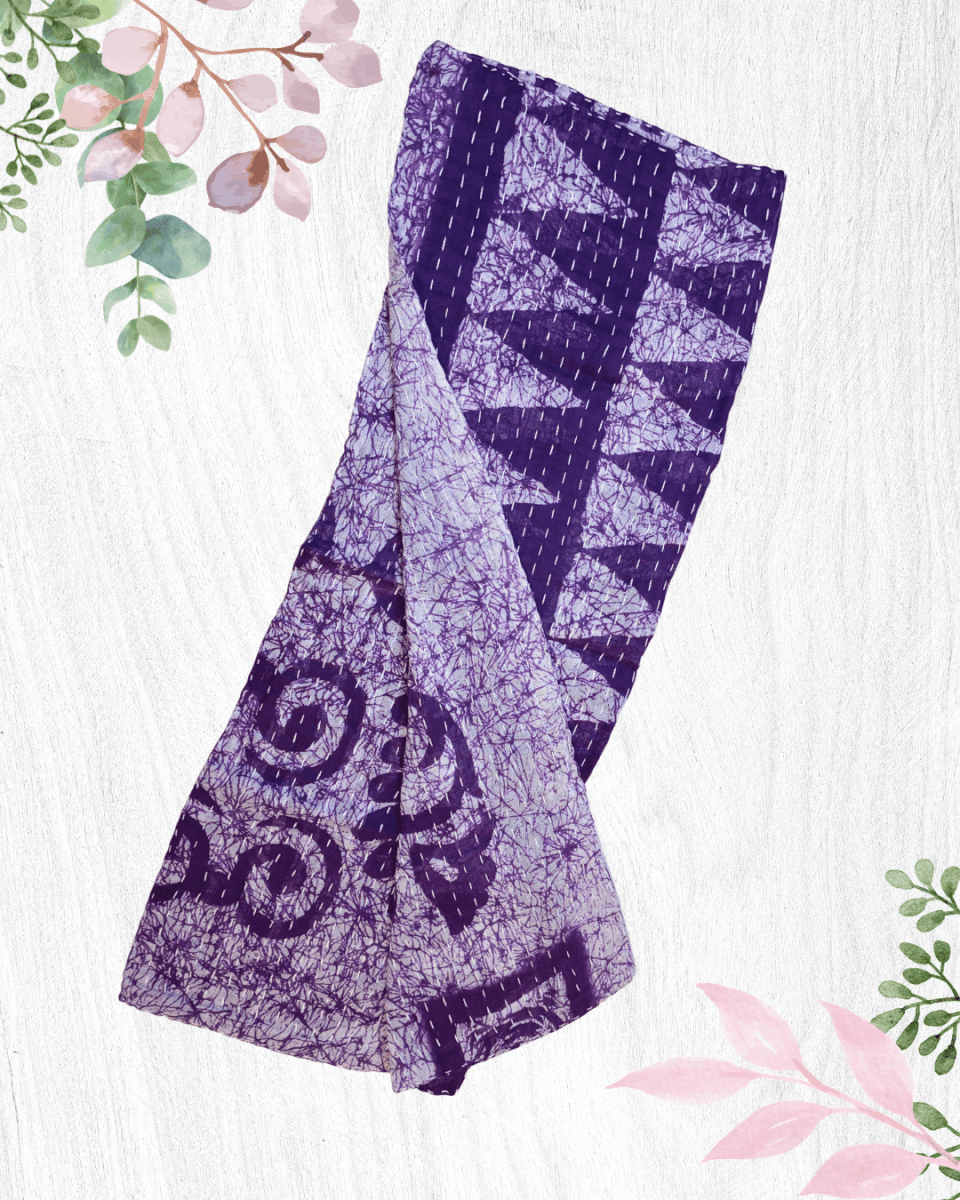 Kantha Kitchen Towel | Valentine's Day - Asha Project Kantha - Saree - Handmade