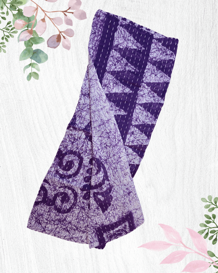 Kantha Kitchen Towel | Valentine's Day - Asha Project Kantha - Saree - Handmade