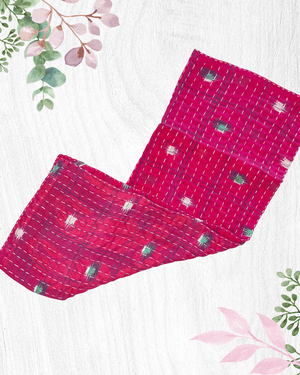 Kantha Kitchen Towel | Valentine's Day - Asha Project Kantha - Saree - Handmade
