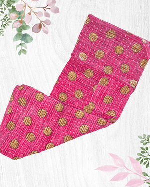 Kantha Kitchen Towel | Valentine's Day - Asha Project Kantha - Saree - Handmade