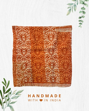 Kantha Mini Throw Blanket - Asha Project Kantha - Saree - Handmade