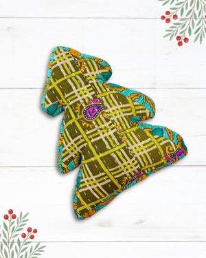 Kantha Pillow | Christmas Tree - Asha Project Kantha - Saree - Handmade