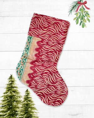 Kantha Stocking - Asha Project Kantha - Saree - Handmade