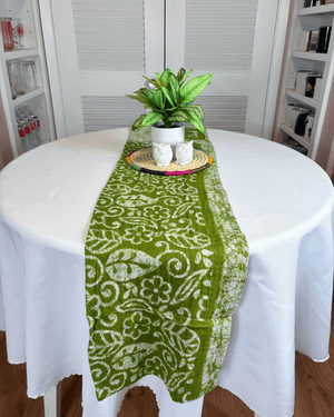 Kantha Table Runner | 60in - Asha Project Kantha - Saree - Handmade