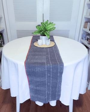 Kantha Table Runner | 60in - Asha Project Kantha-Saree-Handmade