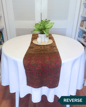 Kantha Table Runner | 60in - Asha Project Kantha-Saree-Handmade