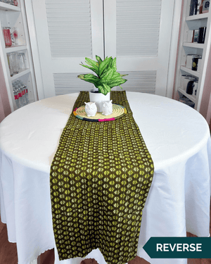 Kantha Table Runner | 60in - Asha Project Kantha - Saree - Handmade