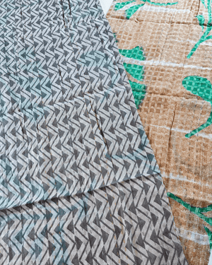 Kantha Table Runner | 60in - Asha Project Kantha - Saree - Handmade