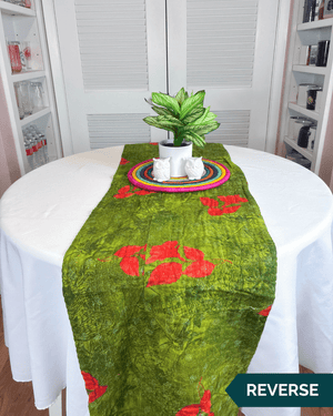 Kantha Table Runner | 80in - Asha Project Kantha - Saree - Handmade