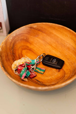 Kantha Tassel Keychain - Asha Project Kantha - Saree - Handmade