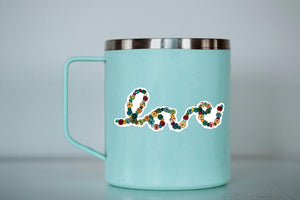 Mini Saree Pumpkin Garland | Vinyl Sticker - Asha Project Kantha - Saree - Handmade