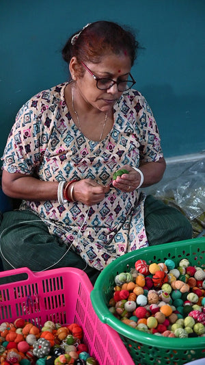 WS Saree Bead Garland | Pattern