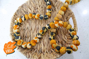 Saree Bead Garland | Pattern - Asha Project Kantha - Saree - Handmade