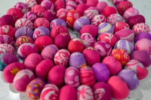 Saree Bead Garland | Valentine - Asha Project Kantha - Saree - Handmade