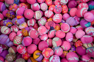 Saree Bead Garland | Valentine - Asha Project Kantha - Saree - Handmade