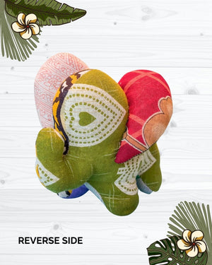 Saree Elephant - Asha Project Kantha - Saree - Handmade