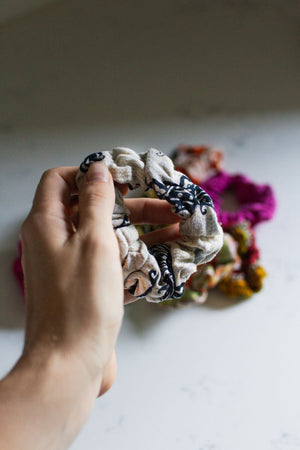 Saree Hairband Set - Asha Project Kantha - Saree - Handmade