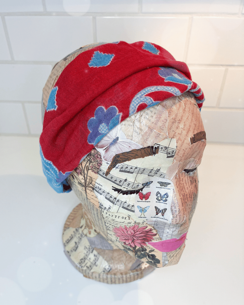 Saree Headband | Bandana - Asha Project Kantha-Saree-Handmade