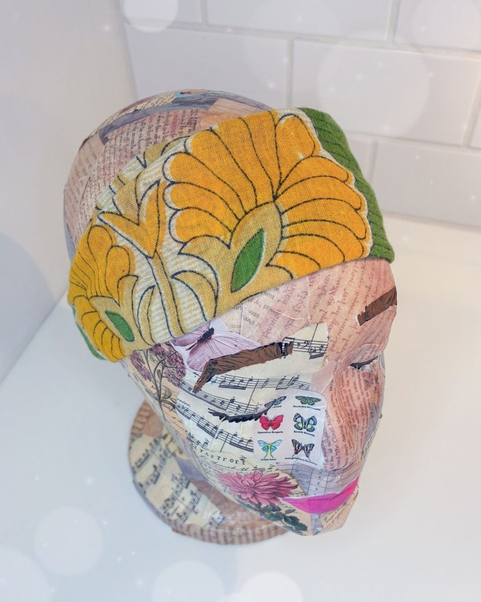 Saree Headband | Bandana - Asha Project Kantha - Saree - Handmade