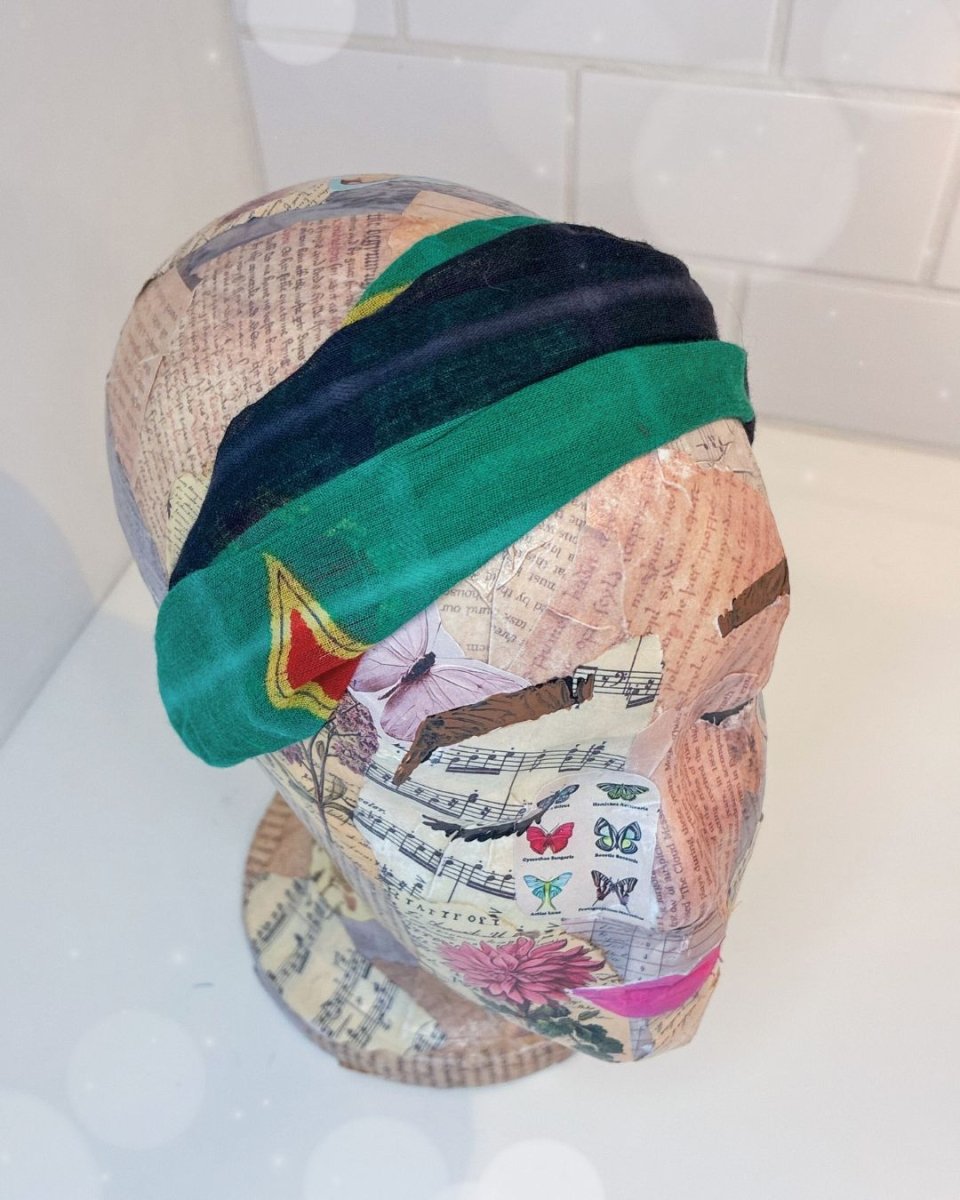 Saree Headband | Bandana - Asha Project Kantha - Saree - Handmade