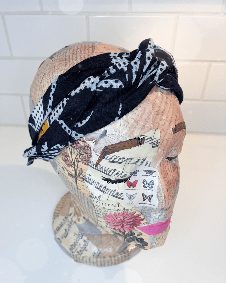 Saree Headband | Knot - Asha Project Kantha-Saree-Handmade
