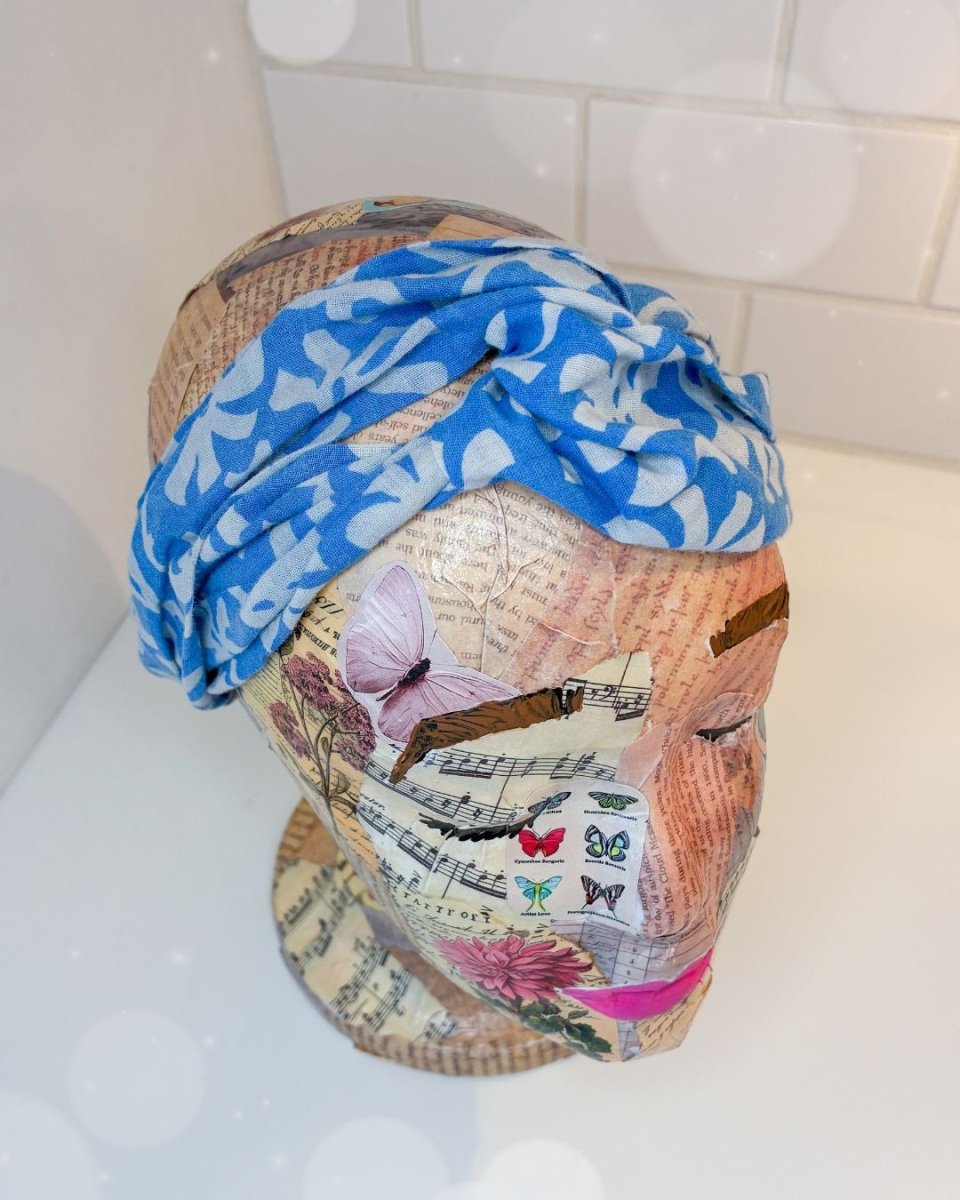 Saree Headband | Knot - Asha Project Kantha - Saree - Handmade