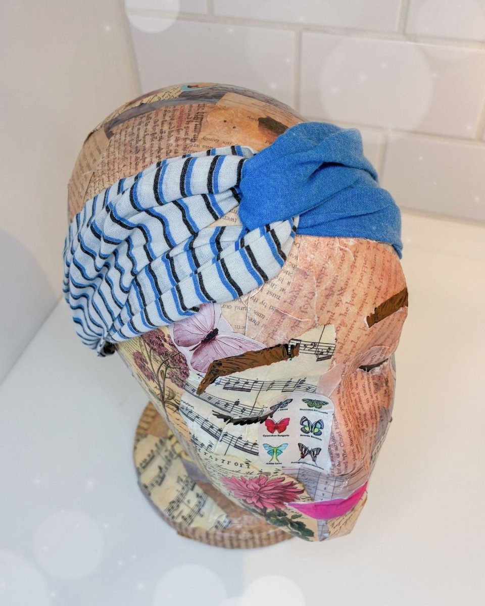 Saree Headband | Knot - Asha Project Kantha - Saree - Handmade